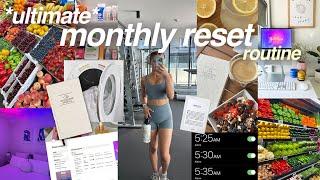 ultimate MONTHLY RESET routine    *half year reset* | cleaning, organising, goals, groceries, etc