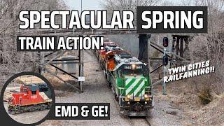 Spectacular Trains of Spring!  Modern, Old, and Classics On The Rails