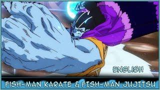 [ENGLISH] Fish-Man Karate & Jujitsu | All Techniques | East Blue - Wano