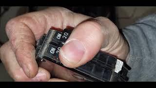 How NOT to replace an Electrical G.E. mini circuit breaker!  Or is it??