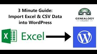 Excel to WordPress with wpDataTables - 3 minute version