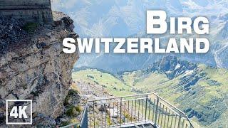 Birg Thrill Walk Mount Schilthorn SWITZERLAND • 4K 60 fps HDR ASMR