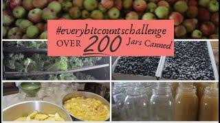 #everybitcountschallenge   Family of 14 cans over 200 jars in a week!