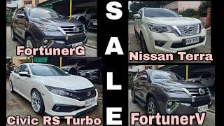 FortunerV, FortunerG, Nissan Terra VL, Honda Civic RS Turbo for Sale | Used Cars Prices |