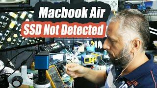 Macbook Air SSD not detected motherboard repair