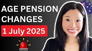 Age Pension UPDATE – New Rates & Rules from 1 July 2025