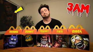 DO NOT ORDER ALL FIVE NIGHTS AT FREDDY'S HAPPY MEALS AT 3 AM!! (SCARY)