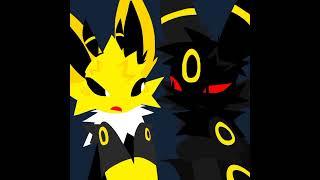 Jolteon makes fun of Umbreon #eeveelutions #jolteon #umbreon #pokemon