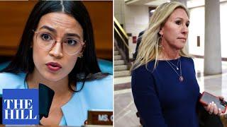 #BREAKING: AOC blasts Marjorie Taylor Greene as "A woman that's deeply unwell"