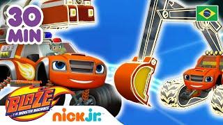 ⭕️ As melhores transformações de Blaze — 30 MINUTOS ⭕️ | Blaze and the Monster Machines