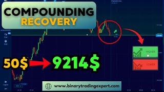 How I Recovered $9214 From $50 | Binary Options Compounding Trick | Pocket Option Compounding.