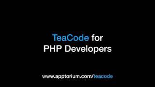 TeaCode for PHP Developers – write PHP code super fast 