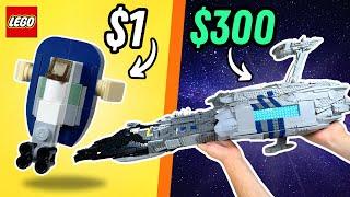 $1 vs $300 LEGO Star Wars Spaceship