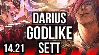 DARIUS vs SETT (TOP) | 800+ games, 13/3/6, Godlike | EUW Master | 14.21