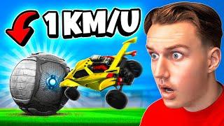 Ik maakte de Rocket League bal SLOMER en zei het tegen niemand..