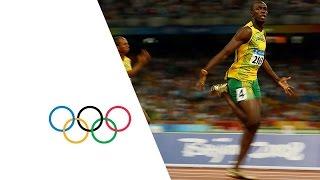 Usain Bolt Breaks 3 World Records | Beijing 2008 Olympics