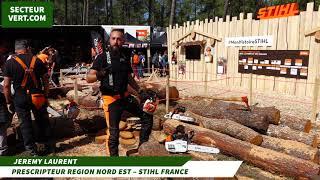 STIHL FRANCE : JEREMY LAURENT, STIHL MSA 220 T la tronçonneuse d’élagage à batterie lithium-ion 36V