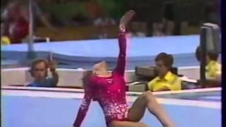 Elena Davidova 1980 OG AA FX