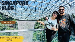 Singapore Vlog 2024 I Universal Studio Singapore I Jewel Changi Airport I