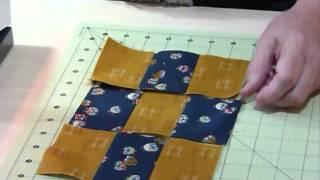 How to make a Rectangular 9-patch block starting with 2 1/2" strips - Quilting Tips & Techniques 118