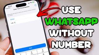 How To Use WHATSAPP Without Phone NUMBER or VERIFICATION Code 2024