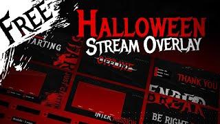 Free Twitch Halloween Stream Overlay - "Vampion" by Nerd Or Die