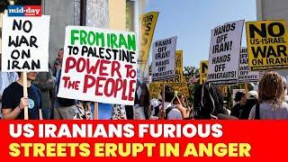 Iranian-Americans Protest U.S. Bombing of Iran in Los Angeles | Israel-Iran Conflict