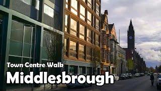 Middlesbrough Town Centre Walk | Let's Walk 2020