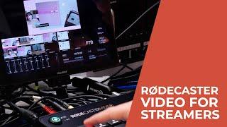 Setting up a small livestream studio with the RODECaster Video