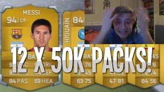 MESSI IN A PACK - Fifa 14 | 12 x 50K Packs!