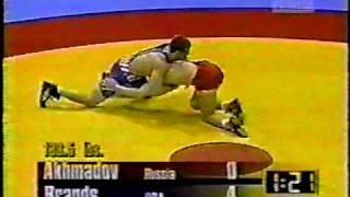 Tom Brands vs Akhmadov (1996 USA vs Russia dual)