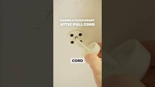 Flush Mount Attic Pull Cord 