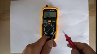 PEAKMETER Multimter MS8232 Continuity Buzzer Operation Method