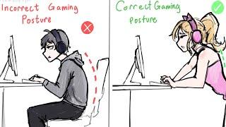Pro Gamer Posture | Comic Dub