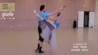 Giselle - Rehearsals with all principals