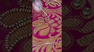 full video available in our YouTube channel #beginneraariwork #aariworkbymeena #embroidery