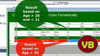 How to change datagridview row color based condition in VB.Net source code dynamically | VB.Net