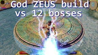 Titan Quest Atlantis| God ZEUS build VS 12 Bosses