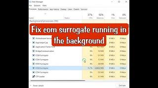 How to fix Com Surrogate or "dllhost.exe"High cpu usage in windows 8.1,10,11