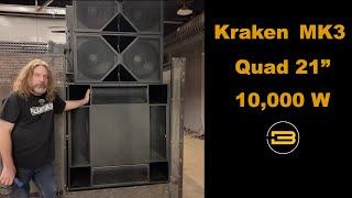 BASSBOSS Kraken MK3 Quad 21" - Crazy Output!