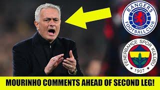 Jose Mourinho Had This To Say About Rangers Ahead Of Europa League CLASH!