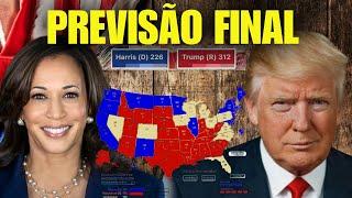 "Eleições dos EUA PREVISÃO FINAL Donald Trump vs Kamala Harris"