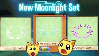 MOONLIGHT WINGS AND HOW TO GET THE MOONLIGHT SET | Animal Jam November Update