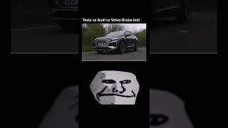 Tesla VS Volvo VS Audi |Brake test