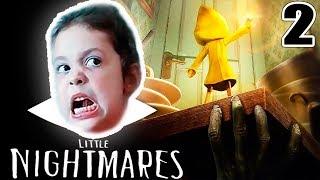 Little Nightmares #2 Маленький кошмар прохождение играем с Ксюшей спасаем друзей жуткая игра