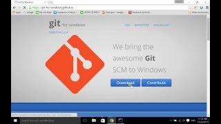 Install Git, Clone a project (Windows)