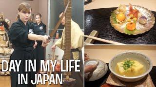 DAY IN MY LIFE IN JAPAN: Japanese Swordsmanship (Iaido) and Vegetarian Japanese Food!