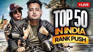 CHICKEN DINNERS TOP 50 RANK PUSH IN INDIA, DOMINATION GAMEPLAY LIVE!