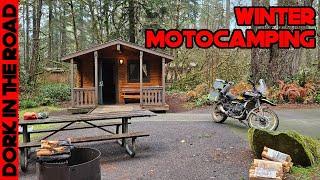 Winter Motorcycle Camping on the Royal Enfield Himalayan 450