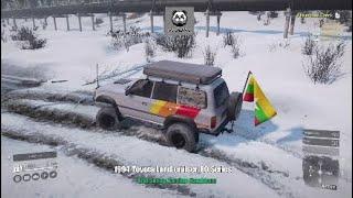 1994 Toyota Land cruiser 80 series Road to Myanmar with Flag North Shan state Namkham 2024 PS4